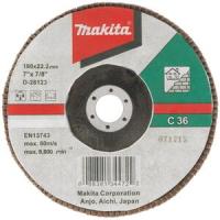 Лепестковый шлифовальный диск C36, 180 мм Makita D-28123
