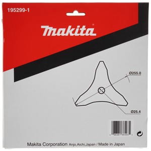 Нож для густой поросли 255x25.4, 3T Makita 195299-1