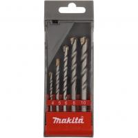 Набор свёрл по бетону 4-10 мм, 5 шт Makita D-05175