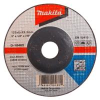 Абразивный шлифовальный диск по стали 125х6х22.23 Makita D-18465