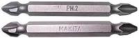 Насадка двусторонняя PH2, 65 мм, E-form (MZ), 100 шт, банка Makita D-31647