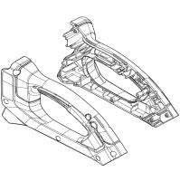 Корпус рукоятки в сборе Makita 183V19-7