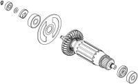 Ротор в сборе Makita 518350-4
