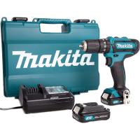 Аккумуляторная ударная дрель-шуруповерт Makita HP333DWAE