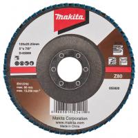 Лепестковый шлифовальный диск Z80, 125 мм Makita D-63806