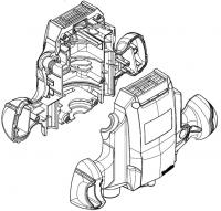 Корпус мотора в сборе Makita 183E23-4