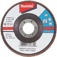 Лепестковый шлифовальный диск А120, 125 мм Makita D-57277