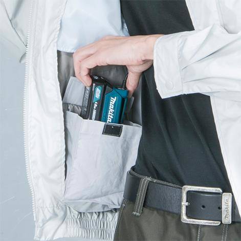 Куртка с капюшоном и охлаждением Makita DFJ211ZL