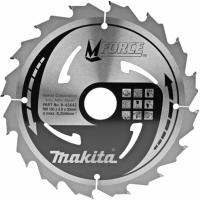 Диск пильный для дерева, HW, 185х2.0х30 мм, 16T, 15G, M-Force Makita B-43642