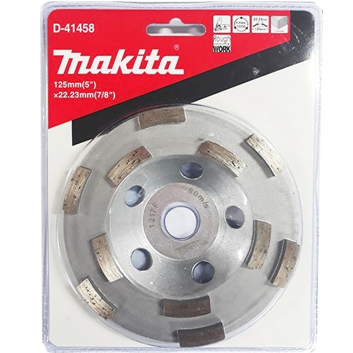 Диск алмазный чашечный 125x22,23 мм грубый Makita D-41458