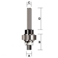 Стержень с гайкой для фрезы 23.8х8, S8 Makita D-12099