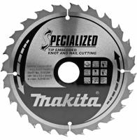 Диск для дерева с гвоздями, 190х2.0х30, 24T, ATB, 25G Makita B-31289