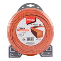 Триммерная леска, квадратная, 2.4 мм х 69 м Makita E-02814