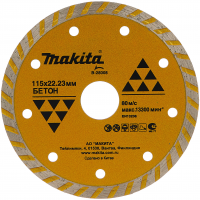 Диск алмазный по бетону 115x22,23 мм Makita B-28008