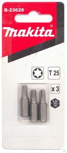 Насадка T25, 25 мм, C-form, 3 шт. Makita B-23628