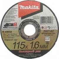 Абразивный отрезной диск дпо стали 115х1.6х22.23 Makita B-49454
