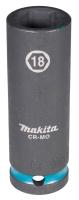 Ударная торцовая головка Impact Black 1/2, 18x81,5 мм Makita E-16483