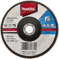 Лепестковый шлифовальный диск А36, 180 мм Makita D-27121