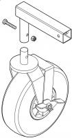 Заднее левое колесо в сборе Makita 127092-5