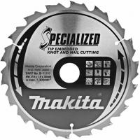 Диск пильный для дерева с гвоздями, HW, 210х1.9х30 мм, 18T, 25G, ATB Makita B-31332