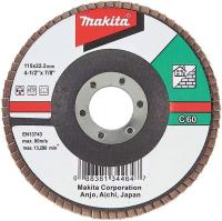 Лепестковый шлифовальный диск C120, 115 мм Makita D-28064