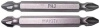 Насадка двусторонняя PH2, 65 мм, E-form (MZ), 100 шт, банка Makita D-31647