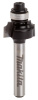 Кромочная калевочная фреза 2R, 16.7х9.5, S8, 2T Makita D-11293