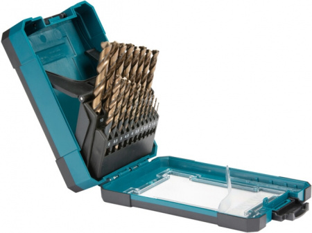 Набор свёрл по металлу 1-10 мм, M-force, 19 шт Makita D-67583