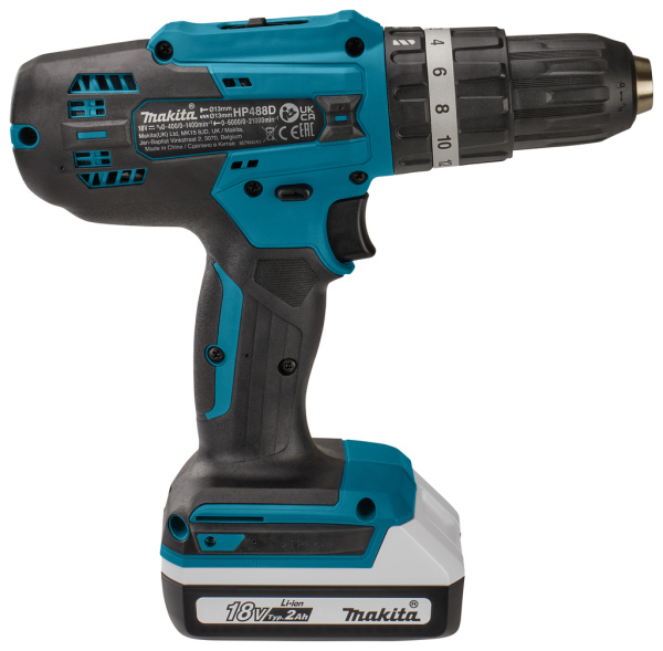 Ударная дрель-шуруповёрт Makita HP488DWAE