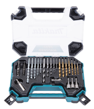 Набор насадок и сверл 38 шт в кейсе MACCESS Makita E-22573