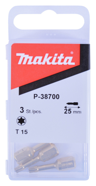 Насадка алмазная T15, 25 мм, C-form, 3 шт Makita P-38700