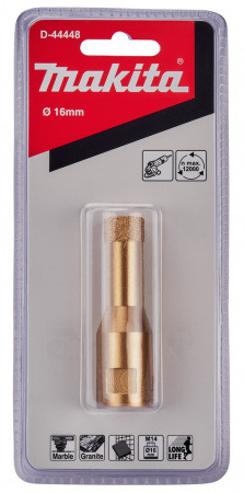 Коронка алмазная M14x2, 14 мм для УШМ Makita D-44432