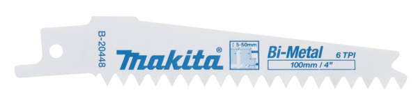 Сабельное полотно для гипсокартона BiM 100x19x0.9 мм, 6TPI, 5 шт Makita B-20448
