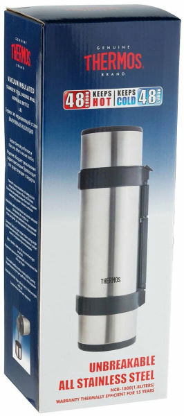 Термос NCB-12B Rocket Bottle 1.2 л, черный Thermos 8835666