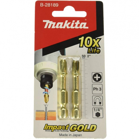 Насадка Impact Gold PH3, 50 мм, E-form (MZ), 2 шт Makita B-28189