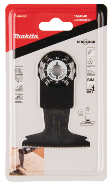 Полотно для дерева с гвоздями 65х40, STARLOCK, TMA048 Makita B-64820