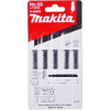 Пилка лобзиковая для дерева, HCS, 75 мм, 8TPI, №59, 5 шт Makita A-86583