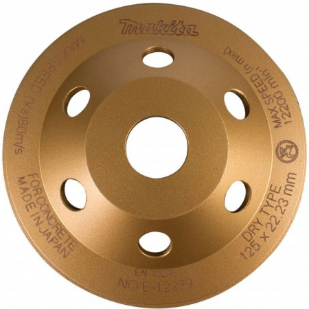 Диск алмазный чашечный 125x22.23 мм финишный Makita B-12289