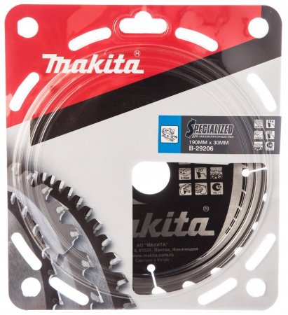 Пильный диск по дереву 190х30 мм, 24T Makita B-29206