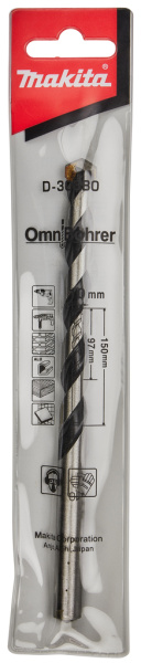 Сверло универсальное 10х150 мм Makita D-30380