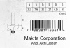 Кромочная калевочная фреза 6.35R, 38.1х17.46, S8, 2T Makita D-11570
