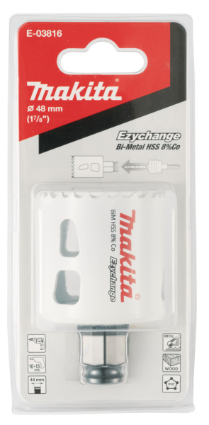Коронка BiM, 48x44 мм, Ezychange Makita E-03816