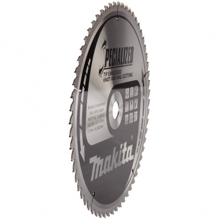 Диск пильный для дерева с гвоздями, HW, 355х3.0х30 мм, 60T, 18G, ATB, 5143R Makita B-09547