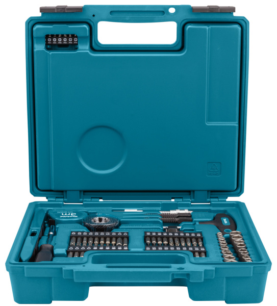 Набор сверл и насадок BASIC 212 шт. Makita E-06270