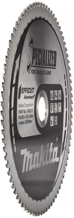 Пильный диск для алюминия EFFICUT, 260x30х1.85, 81T, -3G Makita E-06317