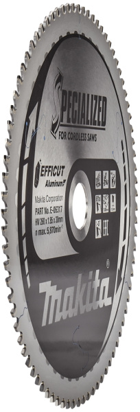 Пильный диск для алюминия EFFICUT, 260x30х1.85, 81T, -3G Makita E-06317