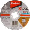 Абразивный отрезной диск X-LOCK для стали А60T, 125х1.2х22.23  Makita E-00418