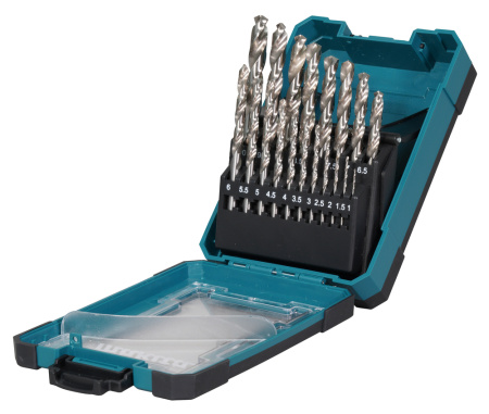 Набор сверл по металлу HSS-GS, 1-10 мм, 19 шт. Makita D-78352