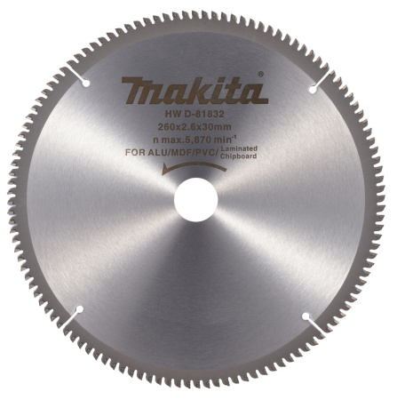 Диск универсальный 260х2.6х30, 120T Makita D-81832