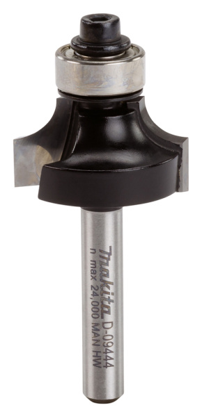 Кромочная калевочная фреза 6R, 21х9.5, S6, 2T Makita D-09444